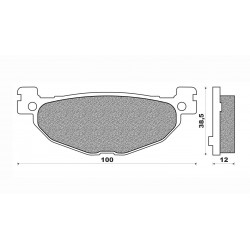 Τακάκια Daytona 85264 (FA408)(FD378) Τακάκια Daytona 85264 (FA408)(FD378)